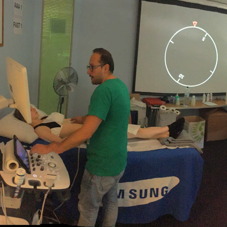 providing ultrasound medical education